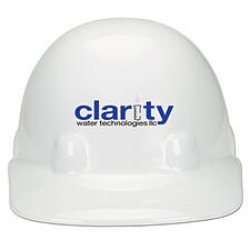 hard hat worn by best water treatment company in NYC